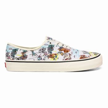 Férfi Vans Kide Authentic Surfcipő VA2859314 Fehér